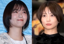2人そろってピース…志田未来&西野七瀬、満面笑顔の仲良しオフショット公開＜未来のムスコ＞