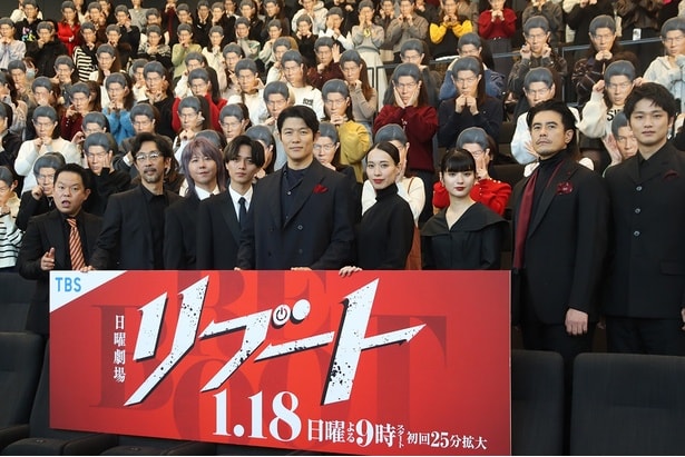 鈴木亮平、戸田恵梨香の意外な一面を暴露「バキバキなんです」　ダイアン津田篤宏は“芝居論”を語り爆笑をかっさらう＜リブート＞