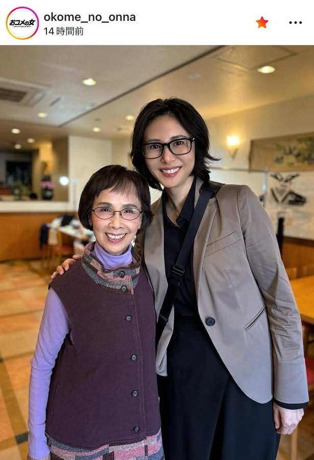 【写真】久しぶりの共演…松嶋菜々子&松金よね子の笑顔の2ショット