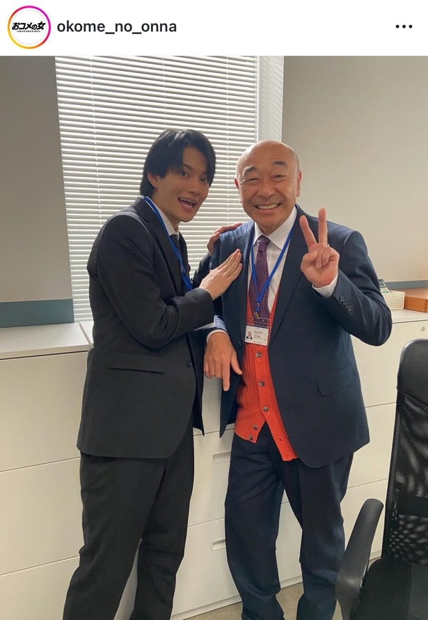 【写真】佐野勇斗＆高橋克実、お茶目なコンビの仲良しショットに「めちゃくちゃ楽しそう」の声