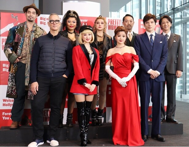 「PRETTY WOMAN The Musical」囲み取材より