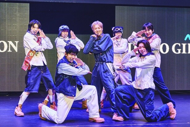 「TGC」の大勢の観客の前で、初めてパフォーマンスを披露したNAZE