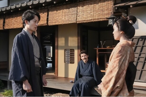 <明日のばけばけ>高石あかり“トキ”、一人で訪ねてきた濱正悟“圧田”に理由を白状するよう問い詰める