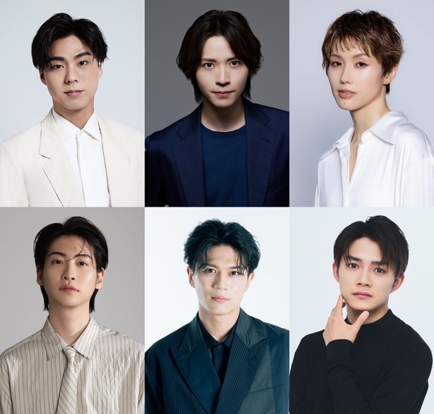 【写真】出演する小野塚勇人、笹森裕貴、彩風咲奈、山田健登、蒼木陣、小澤竜心