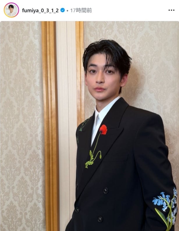 【写真】スーツ姿の高橋文哉がかっこよすぎる…