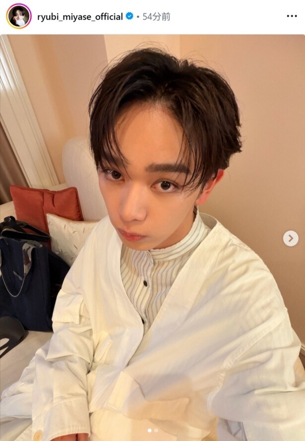 【写真】クスノキの番人に出演した宮世琉弥、ファンから「声優出演本当におめでとう」の声