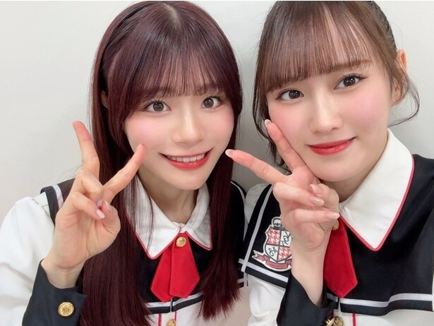 NGT48 一期生の清司麗菜と西潟茉莉奈
