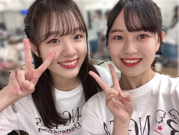 加入当時の3期生・杉本萌と北村優羽