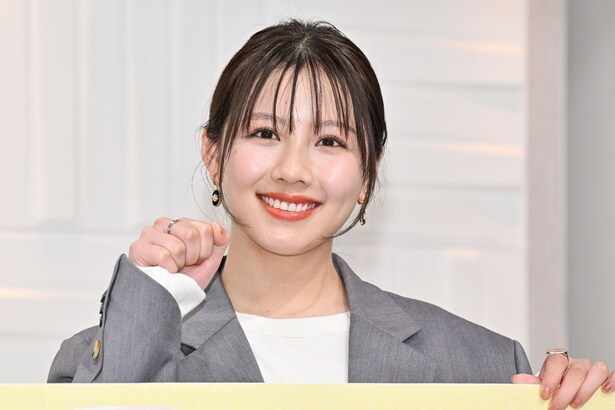 渡邉美穂がドラマ「ゆかりくんはギャップがずるい」の制作発表記者会見で
