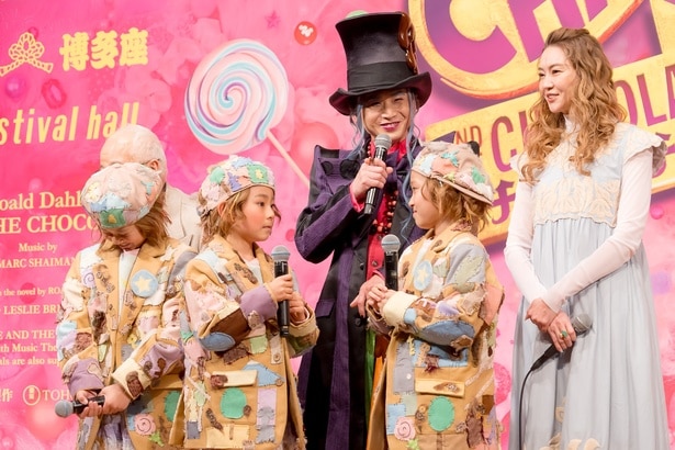 ミュージカル「チャーリーとチョコレート工場」製作発表記者会見の様子