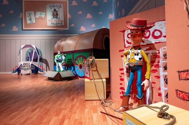 映画「トイ・ストーリー」に登場するアンディの部屋