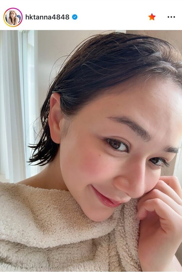 【写真】“すっぴん風”でもこの破壊力…村重杏奈、タオルガウン姿で見せる洗顔後の“美顔”