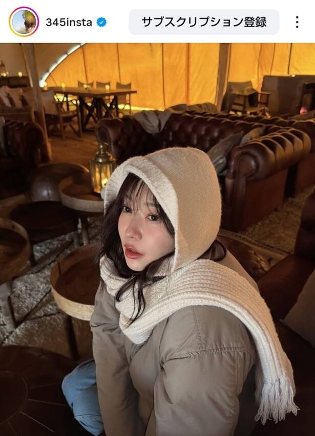 【写真】指原莉乃、白のキャップとマフラーがかわいいモロッコ旅ショット
