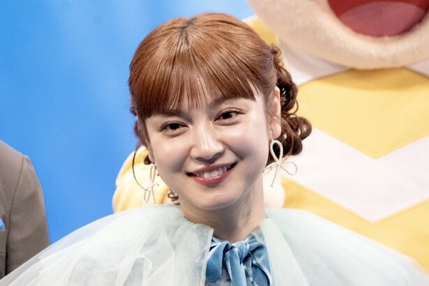 平愛梨が「映画ドラえもん 新・のび太の海底鬼岩城 」完成披露試写会イベントに登壇