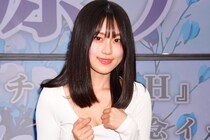 藤原ナミ、不動産セールスレディー役でお客さんを魅了　自己採点は「100点満点」も制服姿は「恥ずかしかったです(笑)」