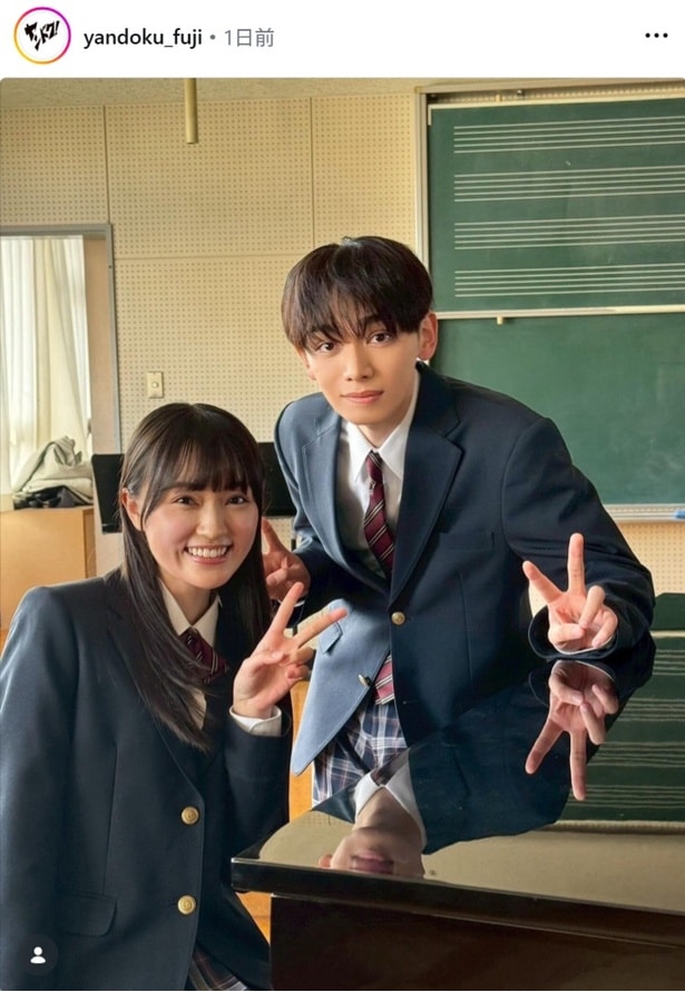 【写真】宮世琉弥、制服姿のオフショットに「かわいい」「似合う」の声