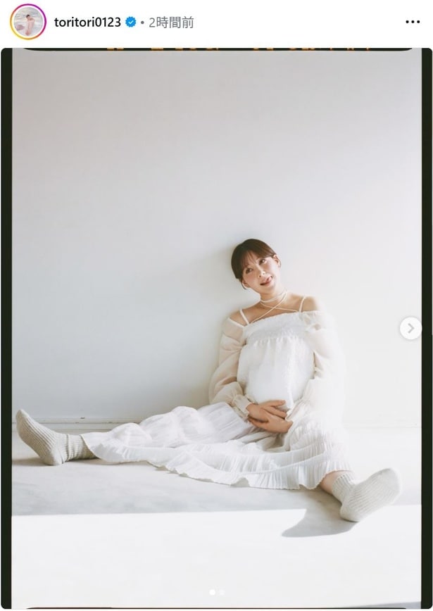【写真】トリンドル玲奈が「母になりました」と第1子出産を報告