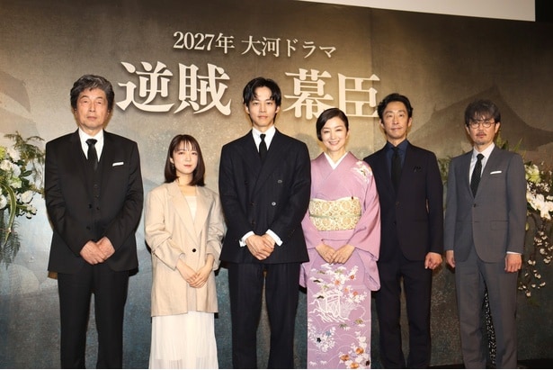 北村有起哉、鈴木京香、上白石萌音ら強力布陣に松坂桃李も興奮「これだけ心強い方たちはいらっしゃいません」＜逆賊の幕臣＞