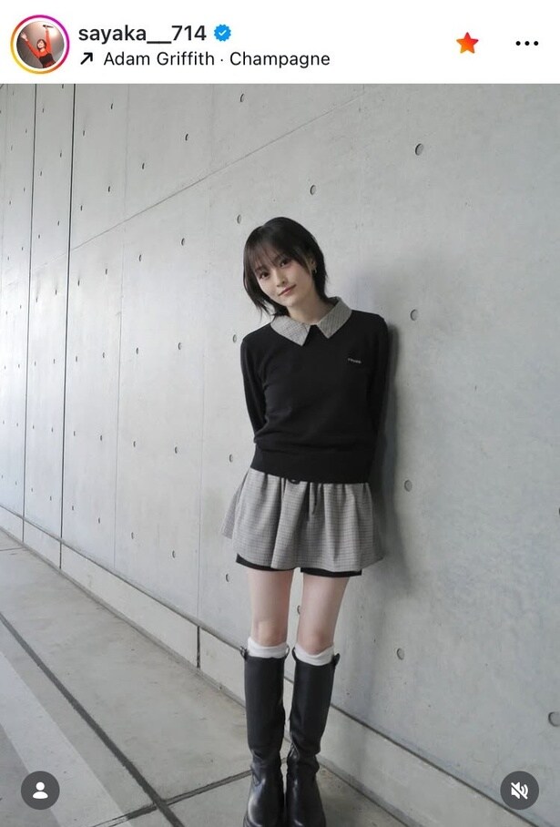 【写真】山本彩、ミニスカ×ロングブーツの春コーデの「私服」姿を披露