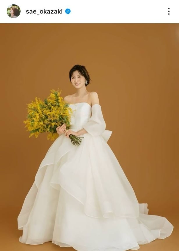 【写真】岡崎紗絵、スタイル抜群の純白ウエディングドレス姿