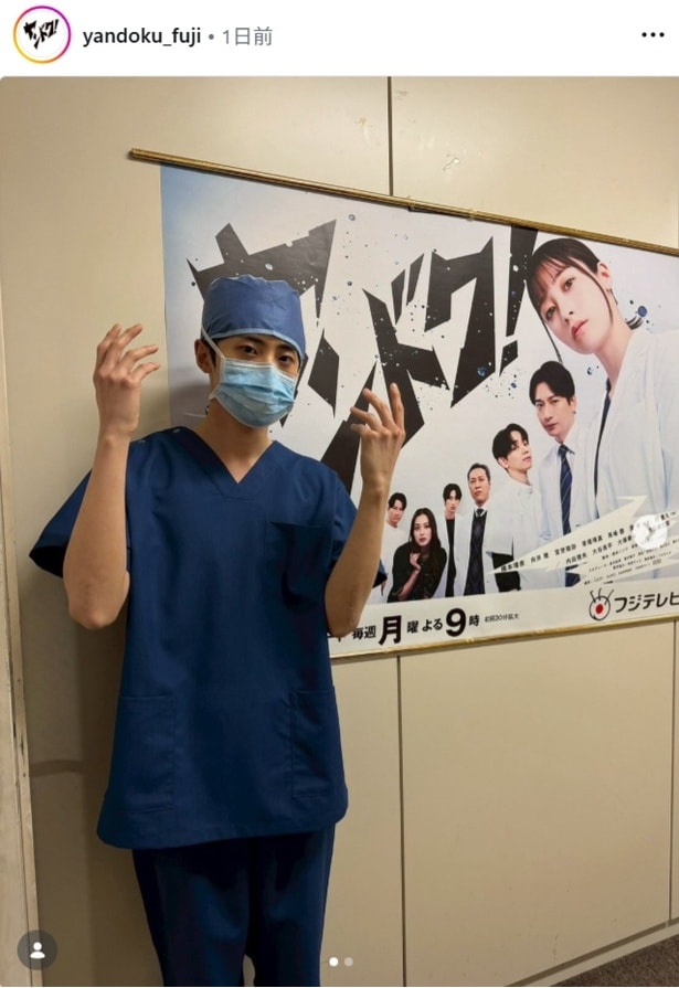 【写真】INI・許豊凡、手術服のオフショットを公開