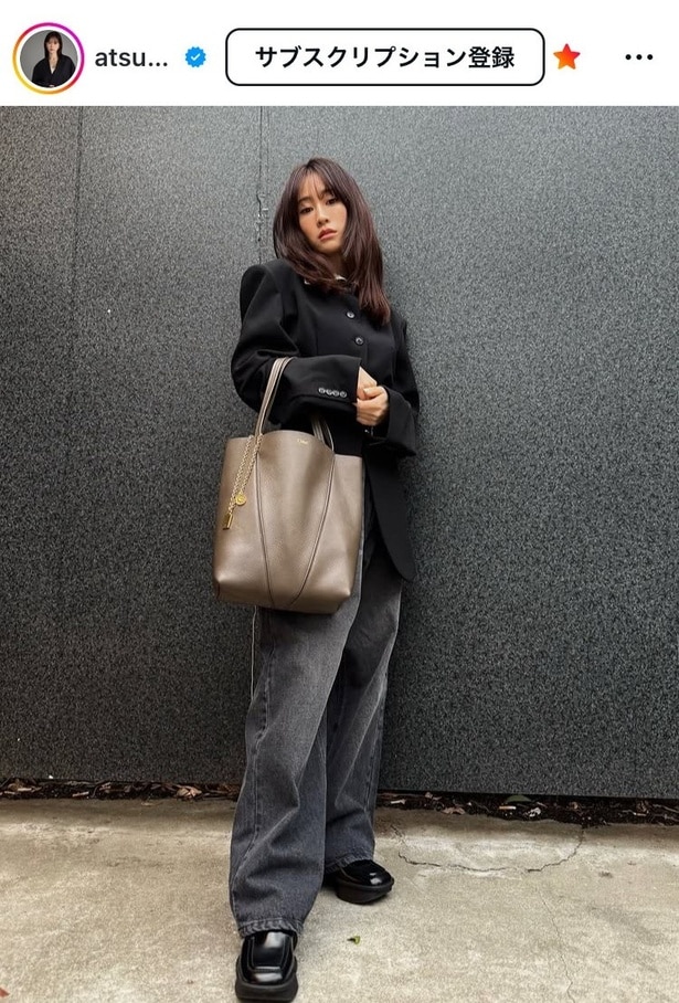 【写真】前田敦子、デニムに映える“大人カジュアル”な「私服」姿
