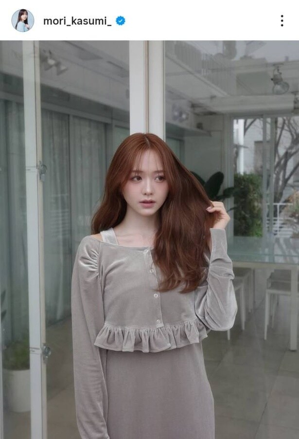 【写真】人生初となるブリーチで髪を染めた森香澄