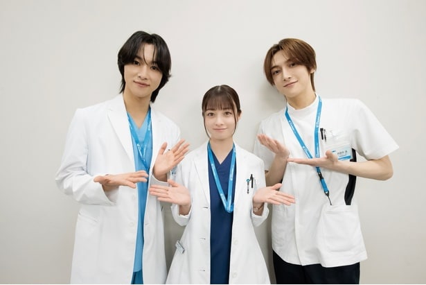 「ヤンドク！」より(左から)本多大夢、橋本環奈、浜川路己