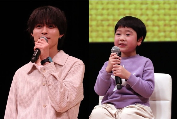 天野優が兵頭功海の膝でピースする仲良しショットに「癒しの2ショットありがとう」「おてての大きさ2倍」の声＜未来のムスコ＞