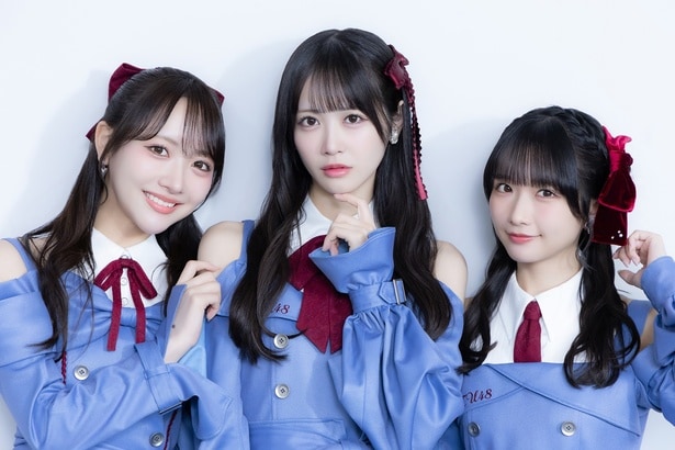 STU48の石田千穂、中村舞、高雄さやか(写真左から)にインタビュー