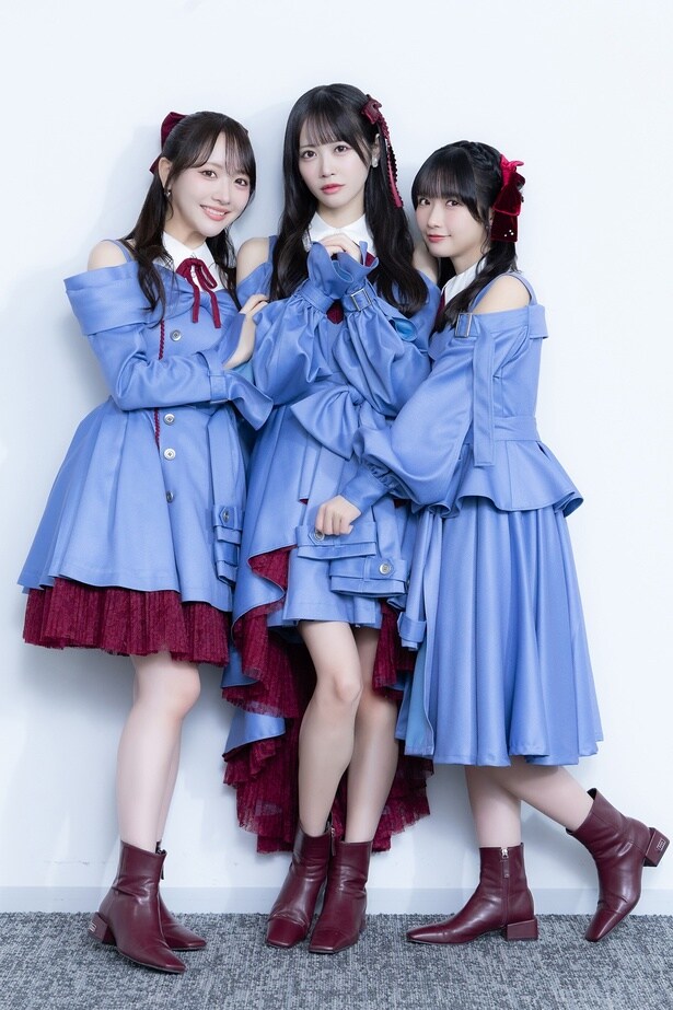 STU48の石田千穂、中村舞、高雄さやか(写真左から)