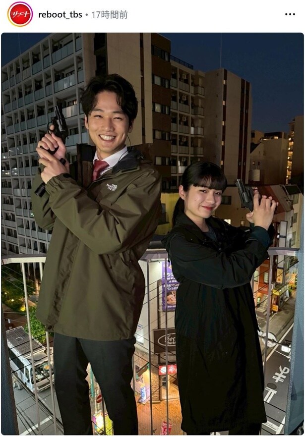 【写真】中川大輔＆蒔田彩珠の“刑事コンビ”ビシッと構える素敵なオフショット