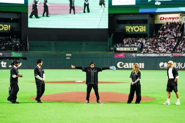 WBC・日本対台湾の始球式より