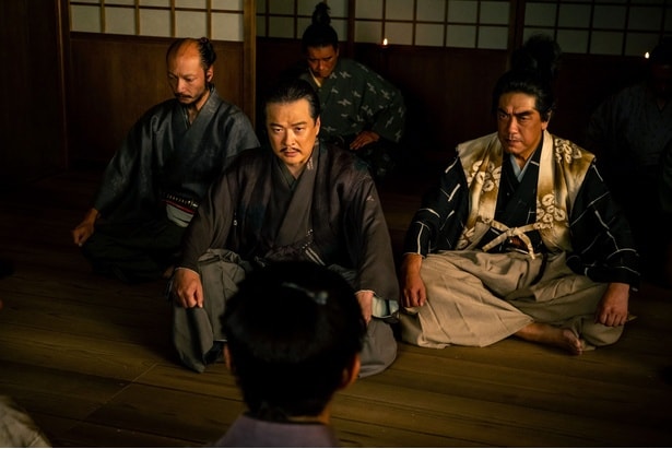 氏家直元(河内大和)・稲葉良通(嶋尾康史)・安藤守就(田中哲司)の「美濃三人衆」