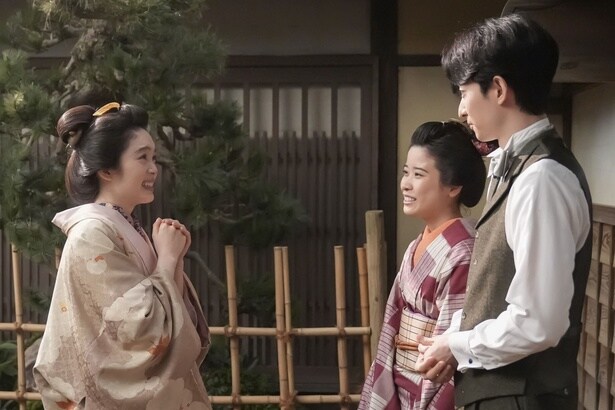 トキ(高石あかり)はサワ(円井わん)の幸せを心から喜ぶ