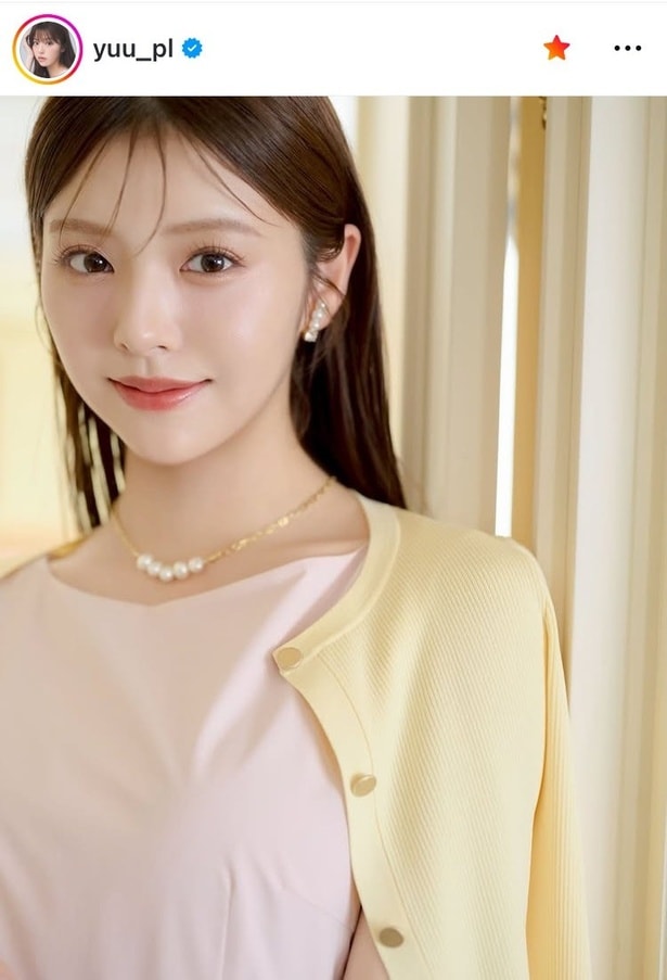 【写真】「綺麗なお姉さん」…鈴木ゆうか、卵つや肌&美デコルテが映える春トーンの清楚な姿