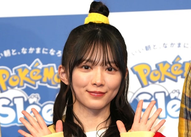 Pokemon Sleep 就寝前のリラックス『ほげーたいそう』体験会に登壇した櫻坂46・森田ひかる
