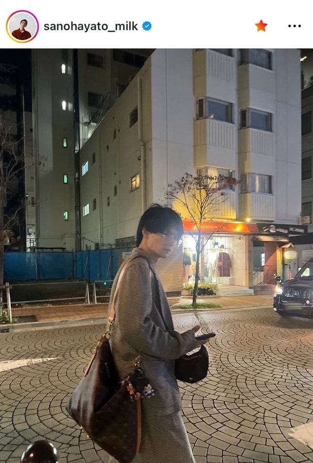 【写真】M!LK・佐野勇斗、メガネの「私服」姿に「オシャレさん」の声