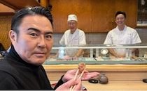 市川右團次「たまらないな」“いい加減”で愛される大将の粋な味に舌鼓　親から子へ継承される江戸前寿司＜今宵、町寿司で＞