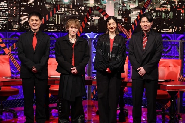 有田哲平、松倉海斗、池田美優、吉村崇