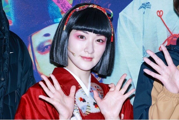 生駒里奈がミュージカル「どろんぱ」の囲み取材会に出席