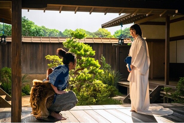 市(宮崎あおい)は勝家(山口馬木也)に伝言を頼む