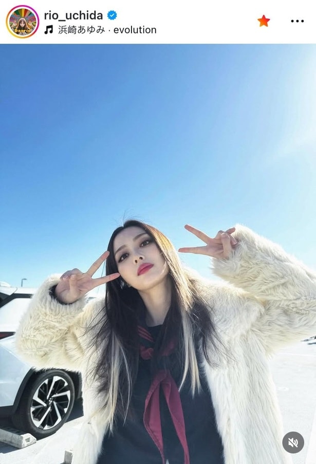 【写真】「セーラー服×ファーコートも見納め」…内田理央、ばりばりメイクの“ヤンキー高校生時代”姿を公開