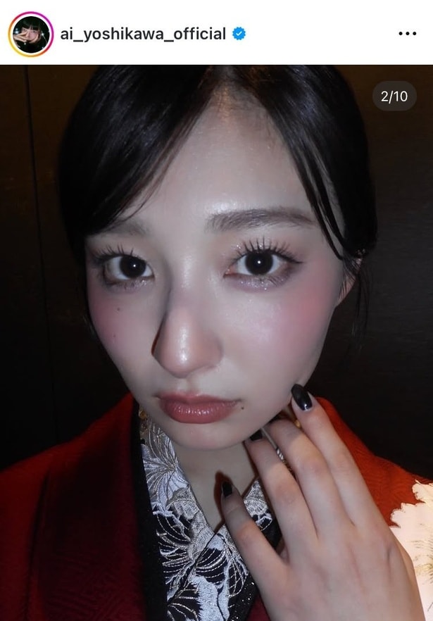【写真】「和装美人のアップに釘付け」…吉川愛、“振袖も簪もかわいかった”色香たっぷりの姿