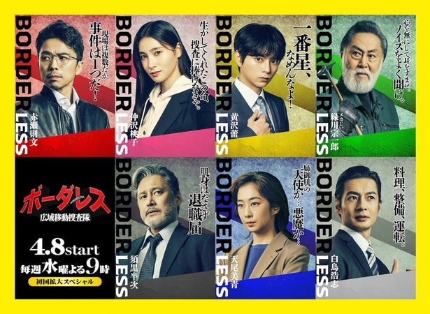 「ボーダレス～広域移動捜査隊～」に優香＆横田栄司＆田中幸太朗の出演が決定