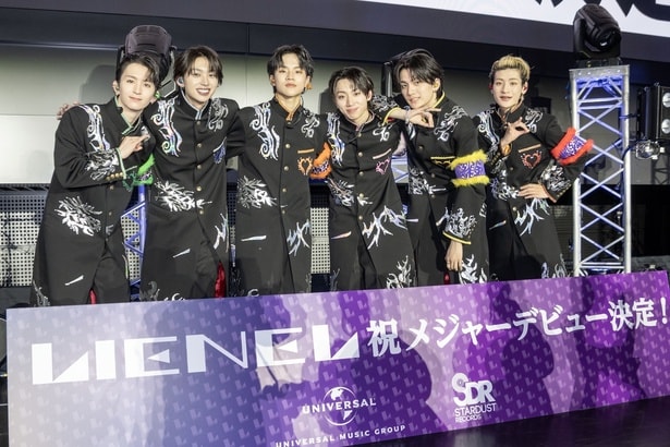 (左より)高岡ミロ、近藤駿太、武田創世、森田璃空、高桑真之、芳賀柊斗