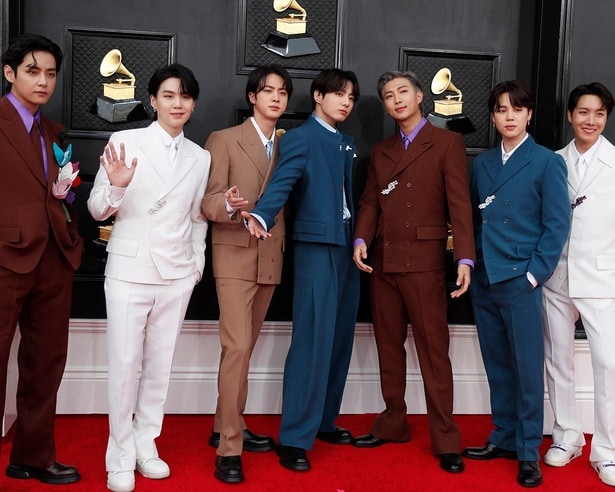 BTS(2022年「第64回グラミー賞」より)