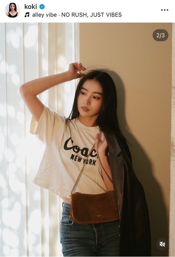 【写真】Koki,Tシャツにデニムのシンプルコーデを披露