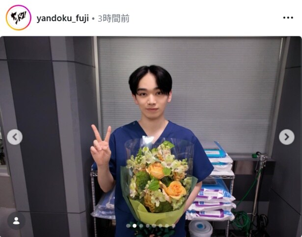 宮世琉弥、クランクアップ写真を公開