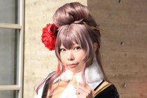 褐色肌×艶やかな着物姿の「NIKKE」“ノワール”コスプレ「肌をきれいに見せることにこだわりました」＜ワンフェス2026[冬]＞